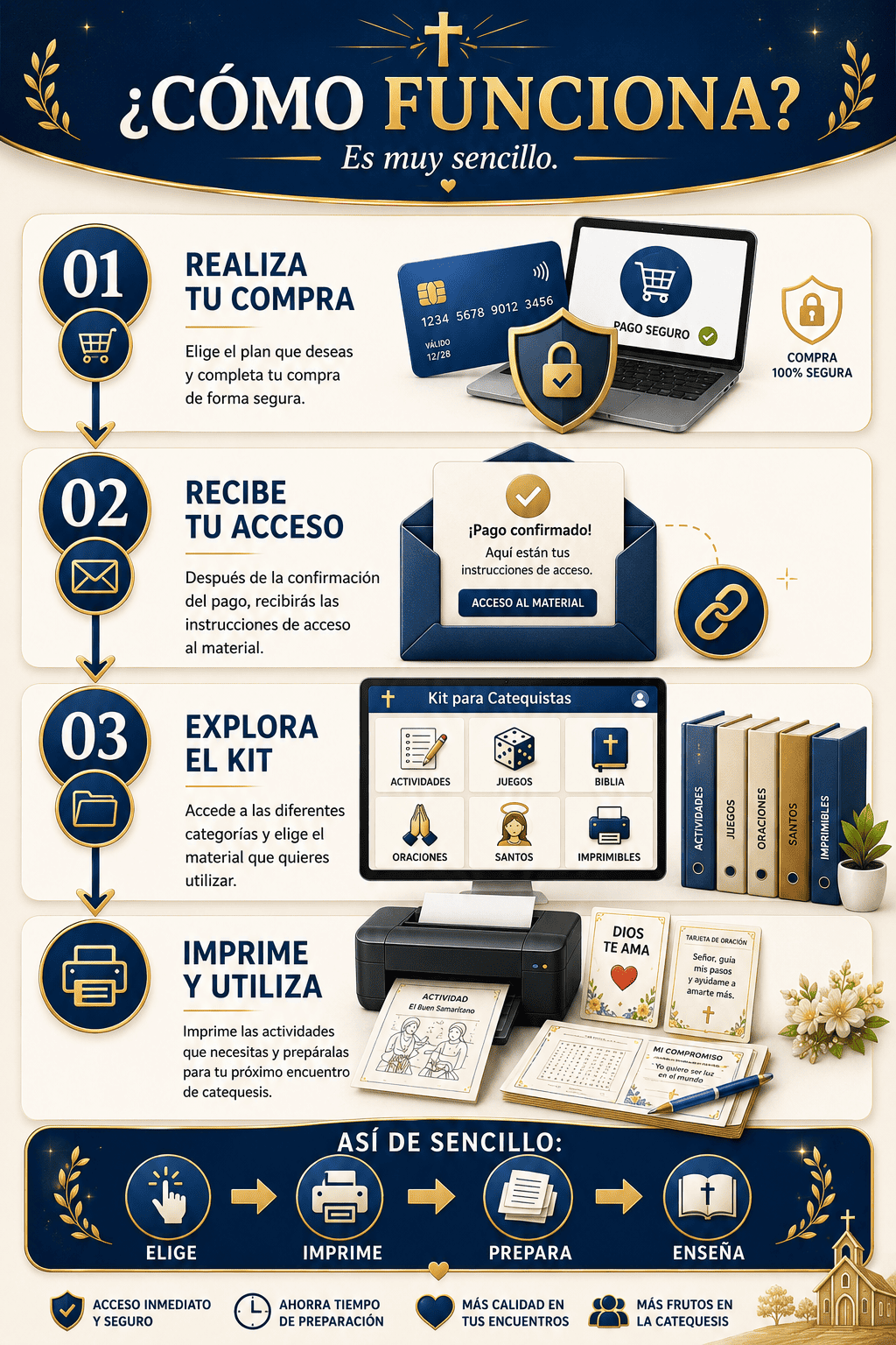 Cómo funciona el Kit Catequista